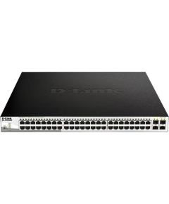 Коммутатор D-Link (DGS-1210-52MPP/E2A) 48G 4SFP 48PoE 740W управляемый