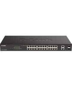 Коммутатор D-Link (DGS-1100-26MPPV2/A3A) 24G 2SFP 24PoE 90W управляемый