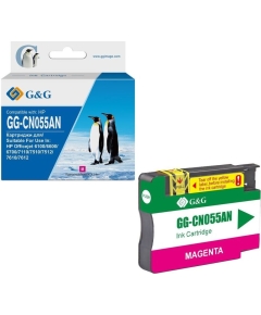 Картридж струйный GG GG-CN055AN пурпурный (14мл) для HP Officejet 6100/6600/6700/7110/7510/7610/7612