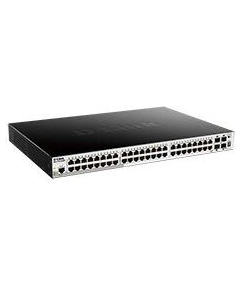 D-Link DGS-1510-52XMP/A1A PROJ Управляемый стекируемый коммутатор SmartPro уровня 2+ с 48 портами 10/100/1000Base-T и 4 портами 10GBase-X SFP