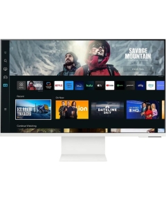 Монитор Samsung Smart monitor M8 S32DM801UI (LS32DM801UIXCI) 32" VA 16:9 3840x2160x60Hz 4ms 400cd 3000:1 178/178 1млрд HDMI USB-C(65W) 2*USB 2.0