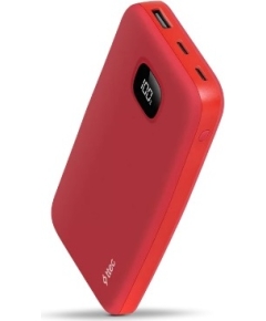 Внешний Аккумулятор TTEC ChargeUp LCD 20000mAh красный (2BB211GK)