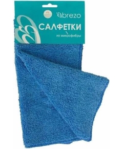 BREZO Салфетки супермахровые, микроф, синий (2шт) 95413