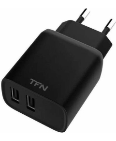 СЗУ TFN-WCRPD12W2UBK Smart USB, 2.4A, черный