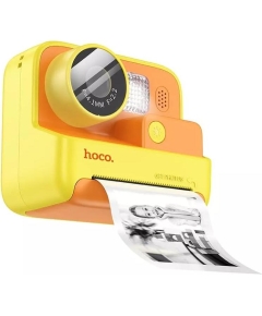 Детская камера HOCO DV200 Dual lens children printing camera yellow