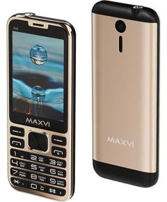 Мобильный телефон Maxvi X10 Metallic gold