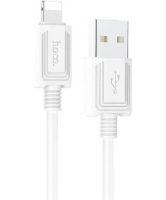 Кабель Hoco X83 USB 3.0A для Lightning 8-pin ПВХ 1м (White)