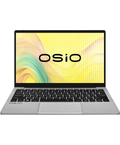 Ноутбук OSIO FocusLine F140A-007 14", IPS, AMD Ryzen 5 5500U 2.1ГГц, 6 ядер, 16ГБ 512ГБ SSD, AMD Radeon, Windows 11 Home, серый