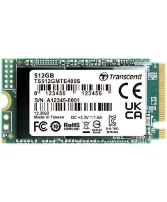 SSD Transcend MTE400S (TS512GMTE400S) 512GB, 3D TLC Nand, M.2 2242 , PCI-E 4x R/W - 2000/900 MB/s