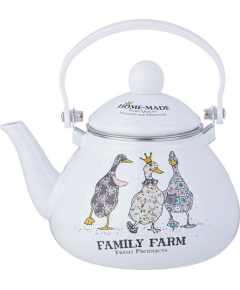 ЧАЙНИК AGNESS ЭМАЛИРОВАННЫЙ СЕРИЯ FAMILY FARM, 1,3 Л. 934-625