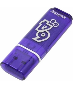 Флеш-накопитель SmartBuy 64GB Glossy Series Dark Blue