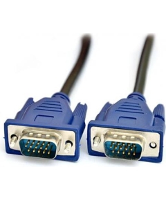 Кабель DeTech VGA M-M 30AWG 2 ferrites 3M