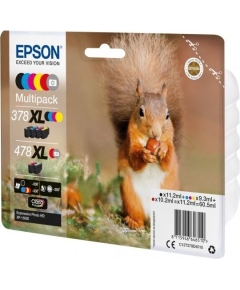 Набор картриджей Epson C13T379D4020 Multipack 6-colours 478XL Claria Photo HD Ink