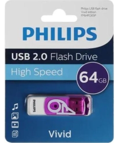 Флеш-драйв PHILIPS Vivid 64GB USB 2.0