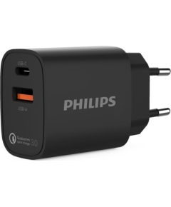 СЗУ Philips PD20W+QC3.0 Black (DLP4317CB/70)