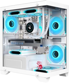 Корпус BLOODY BD-CC103, mATX, Mini-Tower, без БП, белый