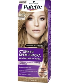 Стойкая крем-краска для волос Palette оттенок BW10 Пудровый блонд 110 мл (4015100188448)