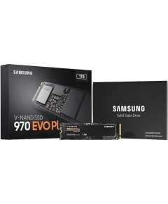 SSD-накопитель M.2 NVMe 1Тб Samsung 970 EVO Plus (MZ-V7S1T0BW)