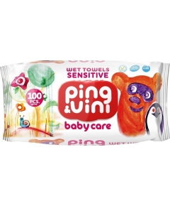 Детские влажные салфетки Ping&Vini Body care 100 шт (4627106130101)