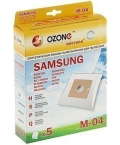 Мешок OZONE M-04 синтетический 5шт. (Samsung VP-95)