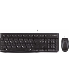 Набор LOGITECH Desktop MK120 Ru USB Black клавиатура + мышь