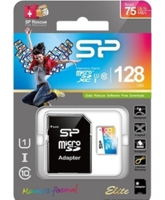 Карта памяти microSDXC 128 ГБ Silicon Power Elite (SP128GBSTXBV1V20SP)