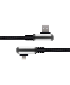 Кабель Rombica Digital Electron I, Lightning to USB, длина 1,2 м. Цвет черный.