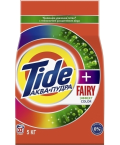 Стиральный порошок Tide Аквапудра+Fairy Effect Color 5 кг (8006540433782)