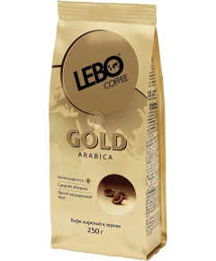 Кофе в зернах Lebo Gold 250 г (4602076001088)