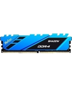 Оперативная память DDR4 8Гб Netac Shadow C16 Blue (NTSDD4P32SP-08B)