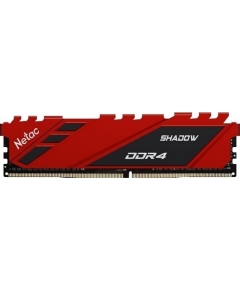 Оперативная память DDR4 8Гб Netac Shadow C16 Red (NTSDD4P32SP-08R)