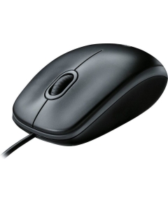 Мышь Logitech M100(B100) черный/темно-серый оптическая (1000dpi) USB1.1 (2but) 910-005003