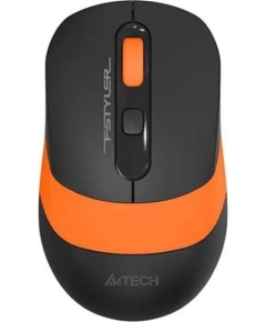 Мышь A4Tech Fstyler FG10 черный/оранжевый оптическая (2000dpi) беспроводная USB (4but) FG10 ORANGE