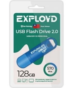 USB флэш-накопитель EXPLOYD EX-128GB-570 синий