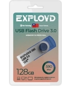 USB флэш-накопитель EXPLOYD EX-128GB-590 синий