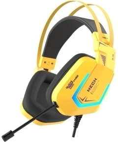 Наушники игровые 7.1 USB Dareu EH732 Yellow