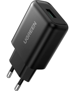 СЗУ UGREEN CD122 (70273) USB-A QC 3.0 18W Charger. Цвет: черный