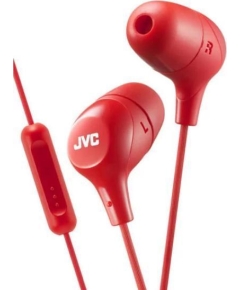 Наушники Внутриканальные JVC HA-FX38M-R-E, серия Marshmallow. Цвет: красный