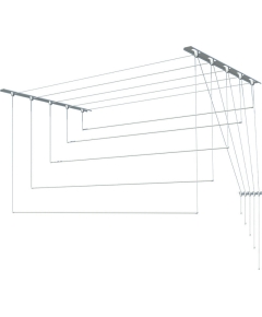 Сушилка для белья 1,7м (5 стержней) "Лиана" потолочная. 171122-SK