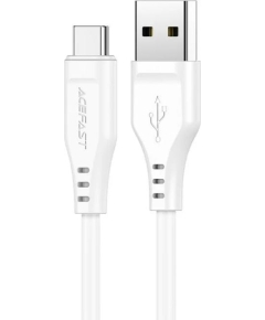 Кабель Type-C ACEFAST C3-04 TPE charging data cable для подзарядки. Цвет: White