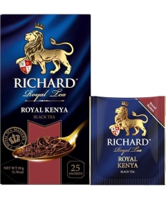 Чай черный RICHARD "Royal Kenya" 25 сашетов