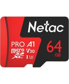 Карта памяти NETAC P500 Extreme Pro 64GB +ad (NT02P500PRO-064G-R)