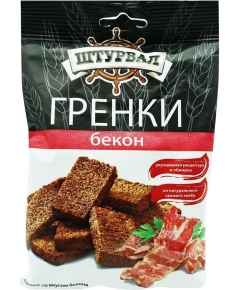 Гренки Штурвал со вкусом бекона 100г