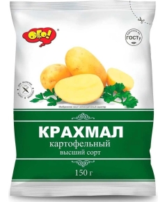 ОГО! Крахмал картофельный ГОСТ Р 53876-2010, 150 гр