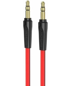 Аудиокабель AUX 3.5mm 1.0м Borofone BL6 (Red)