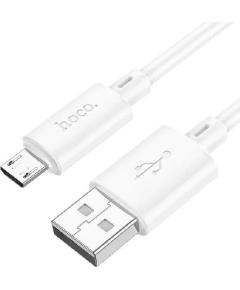 Кабель Hoco X88 USB 2.4A для micro USB ПВХ 1м (White)