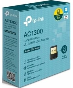 Адаптер WiFi USB TP-Link Archer T3U Nano (AC1300)