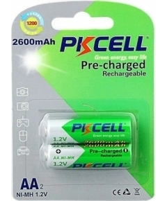 Аккумулятор AA 2600mAh PKCELL (NI-MH RTU AA2600-2B)