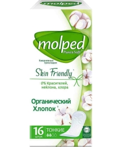 Прокладки ежедневные Molped Pure&Soft Skin Friendly 16 шт.