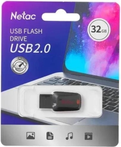 флеш-драйв NETAC U197 USB2.0 32GB (NT03U197N-032G-20BK)